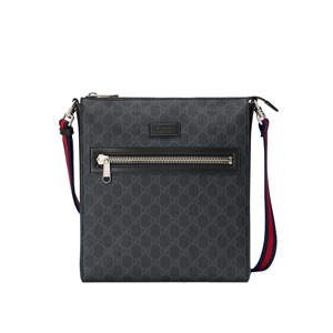 [100~150만 사은품]GUCCI-474137-1095 구찌 GG블랙 GG 수프림캔버스 메신저백