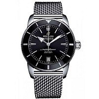 [스페셜오더]BREITLING-브라이틀링 슈퍼오션 II 건 블루 스틸 러버스트랩 워치44mm
