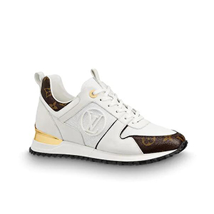 LOUIS VUITTON-1ADG6B 루이비통 블랙 송아지 가죽 모노그램 런 어웨이 스니커즈 남성용