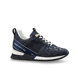 LOUIS VUITTON-1ADG6B 루이비통 블랙 송아지 가죽 모노그램 런 어웨이 스니커즈 남성용