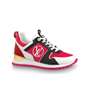 LOUIS VUITTON-1ADG6B 루이비통 블랙 송아지 가죽 모노그램 런 어웨이 스니커즈 남성용