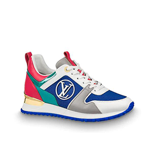 LOUIS VUITTON-1ADG6B 루이비통 블랙 송아지 가죽 모노그램 런 어웨이 스니커즈 남성용