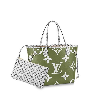 LOUIS VUITTON-N51107 루이비통 아주르 다미에 네버풀 MM
