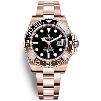 [스페셜오더]ROLEX-로렉스 GMT-마스터 II 세라믹 베젤 스틸 블랙다이얼 이미테이션시계40mm