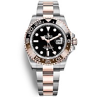 [스페셜오더]ROLEX-로렉스 GMT-마스터 II 세라믹 베젤 스틸 블랙다이얼 이미테이션시계40mm