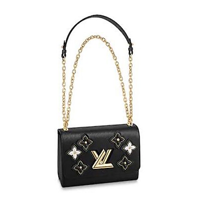 [스페셜오더]LOUIS VUITTON-M42449 루이비통 에삐레더 꼬임장식 블랙 트위스트 MM 크로스 숄더 핸드백