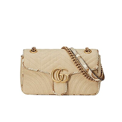 [스페셜오더]GUCCI-443497 1000 구찌 블랙 GG 마몽 스몰 시퀸 숄더백