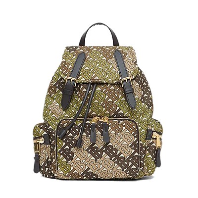 [스페셜오더]BURBERRY-40765121 버버리 미디엄 퍼레이드 레드 블록 나일론 가죽 럭색