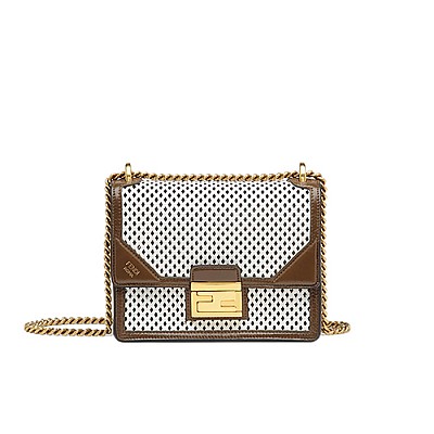 [스페셜오더]FENDI-8M0417 펜디 브라운 캔 유 스몰 플랩 미니 백 #홍콩명품가방