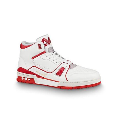 LOUIS VUITTON-1ADHUS 루이비통 블루 LV 트레이너 스니커즈 남여공용