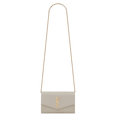 [스페셜오더]SAINT LAURENT-607788 생 로랑 화이트 업타운 체인 월릿