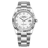 [스페셜오더]ROLEX-롤렉스 데이트저스트 데이트 에버로즈 스틸 화이트 시계 36mm