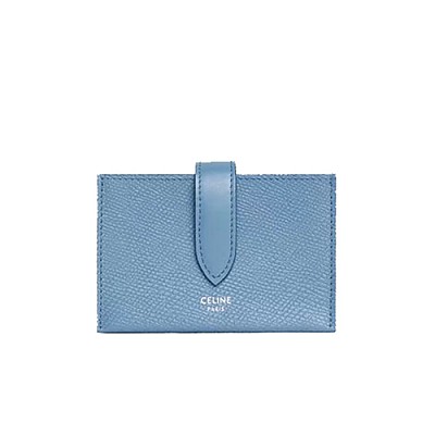 [스페셜오더]CELINE-10B693 셀린느 블루 아코디언 카드 홀더