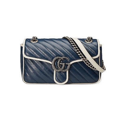 [스페셜오더]GUCCI-443497 1000 구찌 블랙 GG 마몽 스몰 시퀸 숄더백