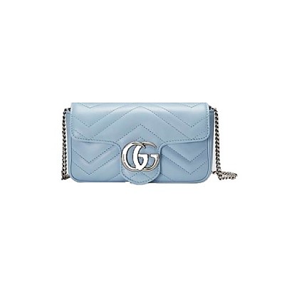 [스페셜오더]GUCCI-476433 7412 구찌 GG 마몽 파스텔 옐로우 마틀라세 수퍼 미니백