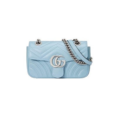 [스페셜오더]GUCCI-446744 2535 구찌 브라운 GG 마몽 마틀라세 미니 숄더 백