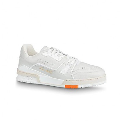 LOUIS VUITTON-1A54HS 루이비통 화이트/그린 LV 트레이너 스니커즈