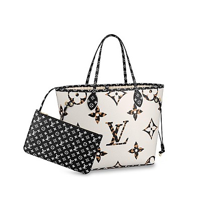 LOUIS VUITTON-N51107 루이비통 아주르 다미에 네버풀 MM