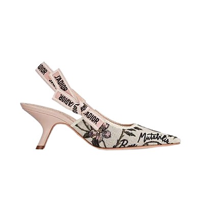 DIOR-KDV393 디올 누드 J Adior 슬링백 펌프스