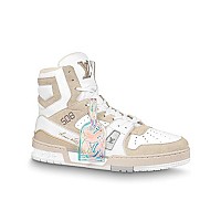LOUIS VUITTON-1AHTTH 루이비통 꼬냑 LV 트레이너 스니커즈 남여공용