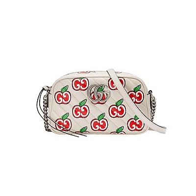 GUCCI-443123 9086 구찌 차이니스 발렌타이 데이 GG 마몽 GG 애플 프린트 지퍼 어라운드 월릿