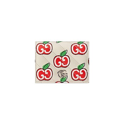 GUCCI-466492 3520 구찌 브라이트 그린 GG 마몽 카드 케이스 지갑