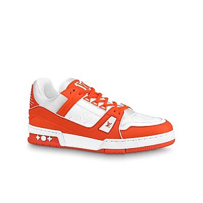 LOUIS VUITTON-1A54HS 루이비통 화이트/그린 LV 트레이너 스니커즈