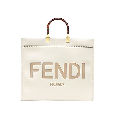 [스페셜오더]FENDI-8BH372 펜디 화이트 핫 스탬프 선샤인 라지 쇼퍼 백