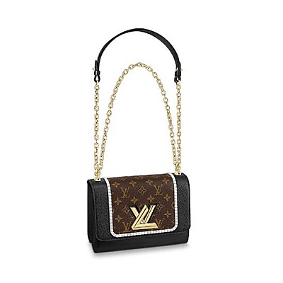[스페셜오더]LOUIS VUITTON-M42449 루이비통 에삐레더 꼬임장식 블랙 트위스트 MM 크로스 숄더 핸드백