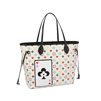 LOUIS VUITTON-N51107 루이비통 아주르 다미에 네버풀 MM