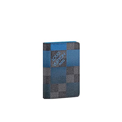 LOUIS VUITTON-M80455 루이비통 블루 워터컬러 모노그램 포켓 오거나이저