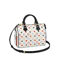 LOUIS VUITTON-M11848 루이비통 프로스트 모노그램 나일론 스피디 반둘리에 25