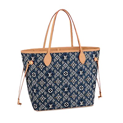 LOUIS VUITTON-N51107 루이비통 아주르 다미에 네버풀 MM