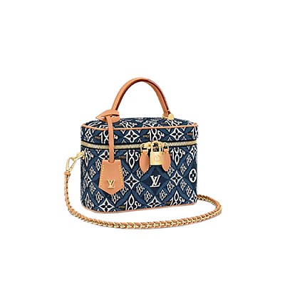 [스페셜오더]LOUIS VUITTON-M27744 루이비통 모노그램 앙프렝뜨 베니티 체인 파우치 밀키화이트&블루