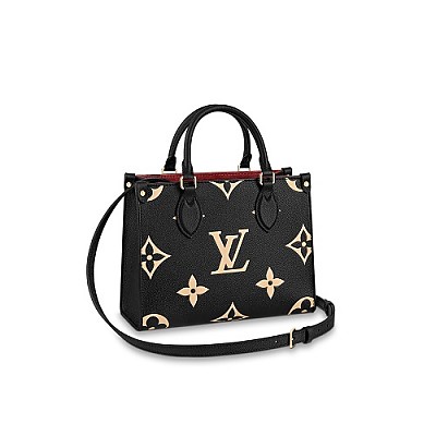 LOUIS VUITTON-M14576 루이비통 블랙 모노그램 송아지 가죽 온더고 PM