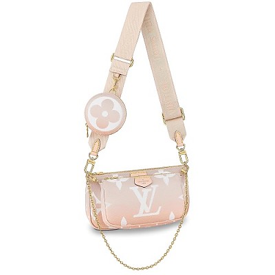 LOUIS VUITTON-M13994 루이비통 블루 모노그램 체리 데님 LV x TM 포쉐트 악세수아