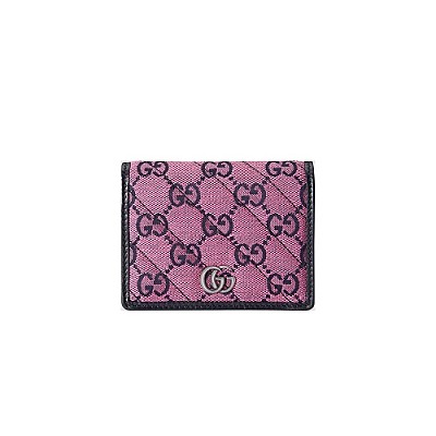GUCCI-466492 3520 구찌 브라이트 그린 GG 마몽 카드 케이스 지갑