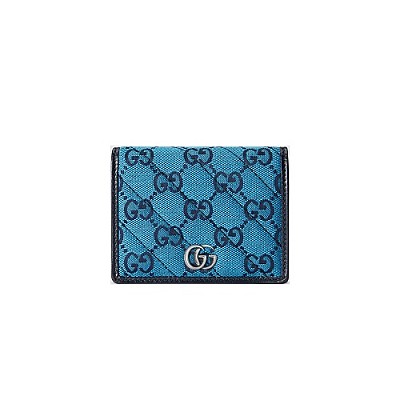 GUCCI-466492 3520 구찌 브라이트 그린 GG 마몽 카드 케이스 지갑