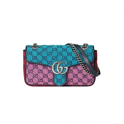 [스페셜오더]GUCCI-443497 1000 구찌 블랙 GG 마몽 스몰 시퀸 숄더백