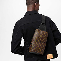 LOUIS VUITTON-M14953 루이비통 블랙 다모플라주 에비뉴 슬링 백
