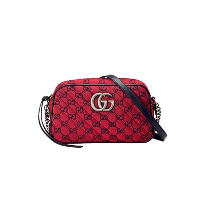 [스페셜오더]GUCCI-447632 3967 구찌 GG 마몽 멀티컬러 파스텔 스몰 마틀라세 숄더백