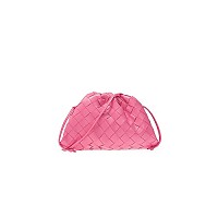 [스페셜오더]BOTTEGA VENETA-585852 보테가 베네타 화이트 인트레치아토 위빙 미니 파우치