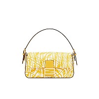 [스페셜오더]FENDI-8BR600 펜디 오렌지 FF 모티프 엠보싱 미디엄 바게트 백
