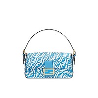 [스페셜오더]FENDI-8BR600 펜디 오렌지 FF 모티프 엠보싱 미디엄 바게트 백