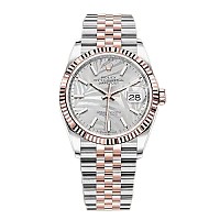 [스페셜오더]ROLEX-롤렉스 데이트저스트 데이트 에버로즈 스틸 화이트 시계 36mm