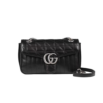 [스페셜오더]GUCCI-443497 1000 구찌 블랙 GG 마몽 스몰 시퀸 숄더백
