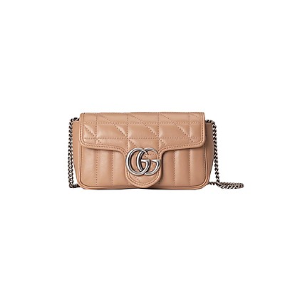 [스페셜오더]GUCCI-476433 7412 구찌 GG 마몽 파스텔 옐로우 마틀라세 수퍼 미니백
