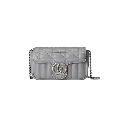 [스페셜오더]GUCCI-476433 7412 구찌 GG 마몽 파스텔 옐로우 마틀라세 수퍼 미니백