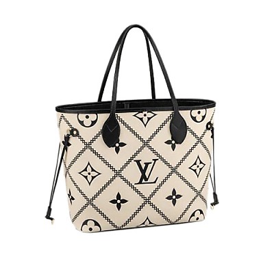LOUIS VUITTON-N51107 루이비통 아주르 다미에 네버풀 MM