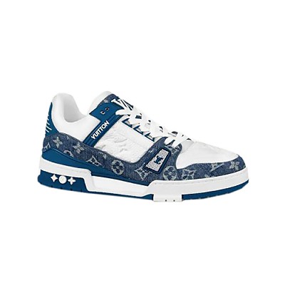 LOUIS VUITTON-1A54HS 루이비통 화이트/그린 LV 트레이너 스니커즈